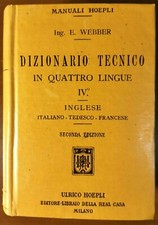 DIZIONARIO TECNICO IN QUATTRO