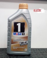 MOBIL 1 FS (SOSTITUISCE NEW LIFE) 0W40 6 LT LITRI AUTO MOBIL OLIO PORSCHE BMW VW