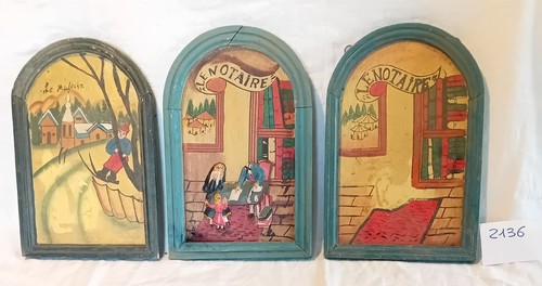 2136 antichi quadri in legno - ,