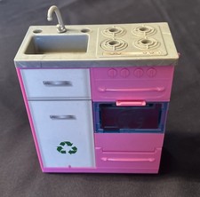 Barbie 2018 Casa dei Sogni Ricambio Lavello Cucina Fornello Forno Funzionante