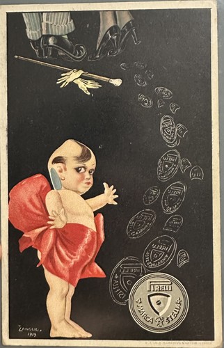 Cartolina pubblicitaria primo - cartolina,