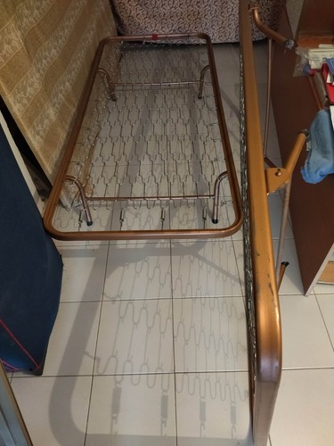 Rete letto metallo robusta - metallo,