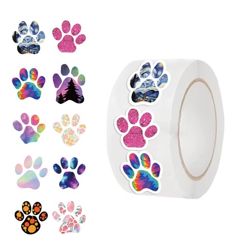 Adesivi zampe pezzi sticker - zampe,