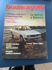 RIVISTA QUATTRORUOTE MARZO