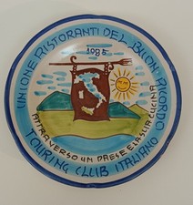 Piatto Ristorante del Buon Ricordo - TCI Touring Club Italiano 1985