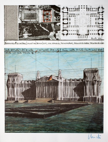 Christo wrapped reichstag - wrapped,