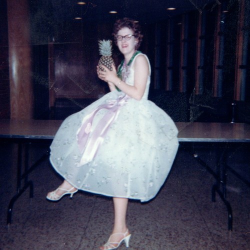 1961 senior prom teen girl - senior,