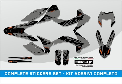 Kit grafiche adesive per ktm - adesive,