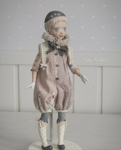 Bambola pierrot - bambola, pierrot.