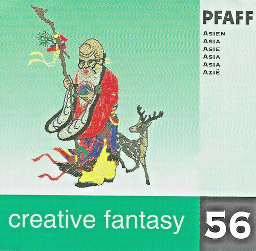 Asia carta da - asia, ricamo