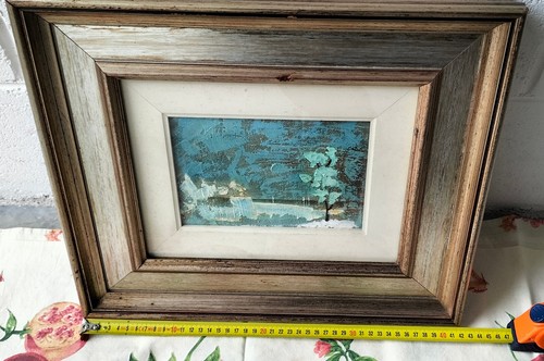 Coppia quadri vintage dipinti