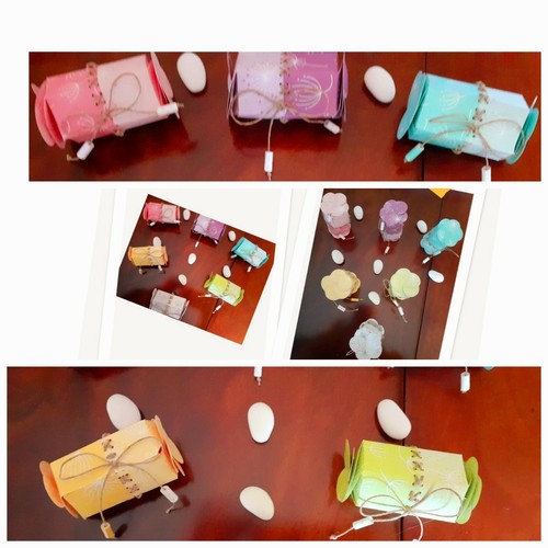 10pz portaconfetti scatoline - 10pz,