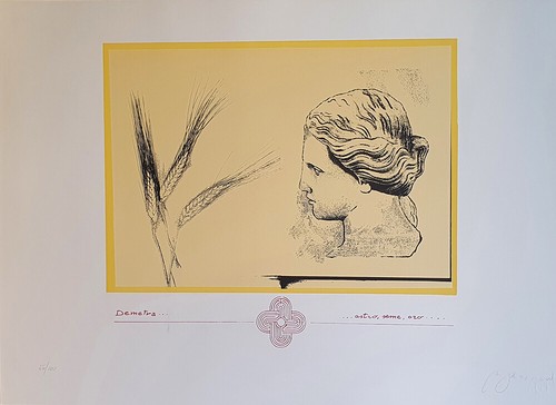 Marco jaccond serigrafia 1991 - serigrafia,