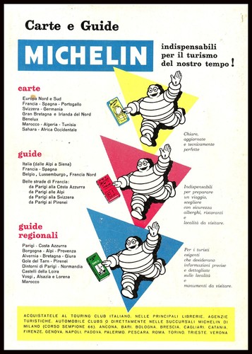 Pubblicita 1956 michelin - 1956,
