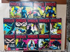 Lotto 14 fumetti Diabolik Prima Ristampa anno 1978 1979 da numero 1 a 16