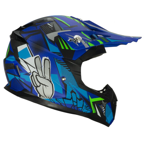 Casco cross style orange - cross,