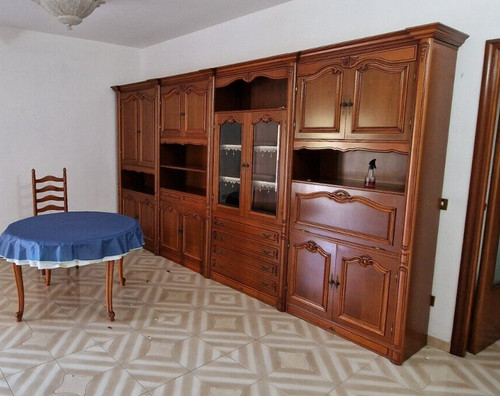 Cristalliera antica legno - cristalliera,