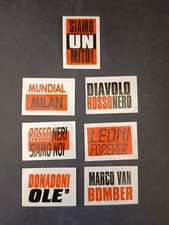 Lot of 7 AC Milan Football