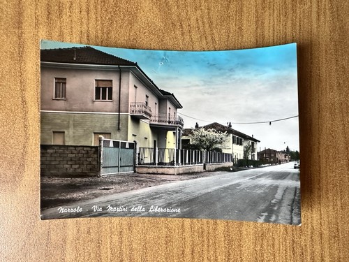 Cartolina narzole cuneo via - narzole,