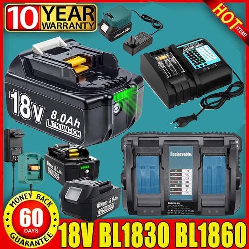 Batteria 0ah per makita - batteria, 8,0ah