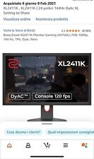Benq Zowie Xl2411k Monitor Da Gaming