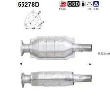 74 KW 100 CV CATALIZZATORE PER Fiat Brava 182 1.9 JTD