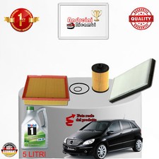 KIT TAGLIANDO 3 FILTRI E OLIO MERCEDES CLASSE B160 W245 70KW 95CV 2010 ->