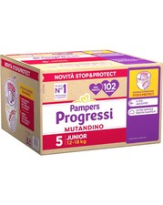 PAMPERS PROGRESSI 5 TAGLIA MUTANDINO 102 PANNOLINI