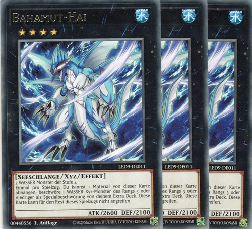 Yugioh squalo bahamut - 3x,