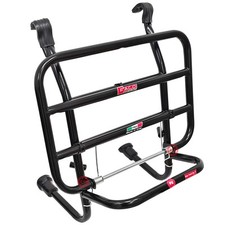 PORTAPACCHI ANTERIORE NERO FACO PER PIAGGIO VESPA PX 125 150 200 / ARCOBALENO