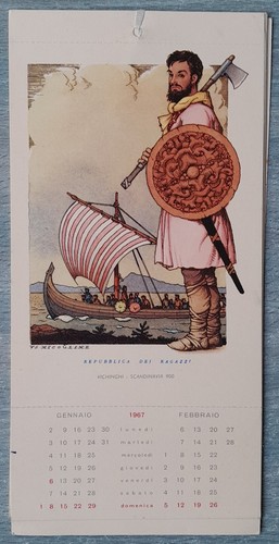 Calendario antico pirati - antico,
