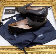 PRADA SCARPE FRIULANE BALLERINE PELLE VERNICE NERA n° 36,5