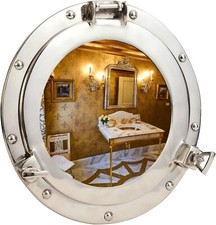 Specchio oblò marino nautico 12 pollici per Natale o qualsiasi altro regalo festival