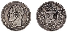 Francs belgio 2 - 2,5,
