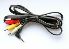 Cavo cavetto AV audio video spinotto 3.5 mm jack RCA videocamere JVC funzionante