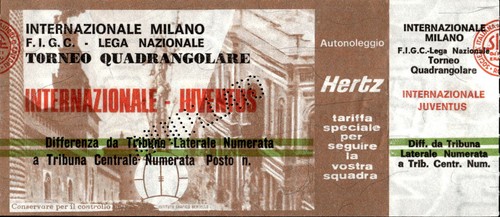 Biglietto stadio originale - biglietto,