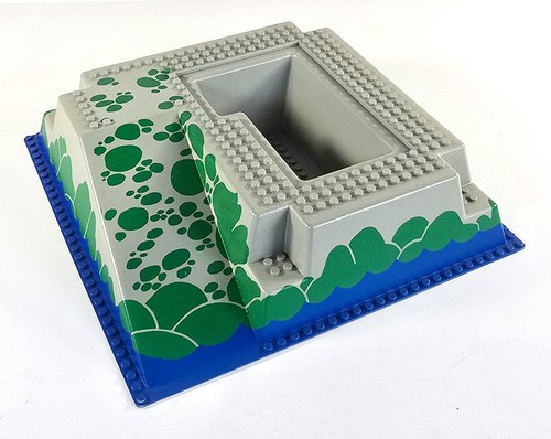 Lego piastra base rialzata - 3d,