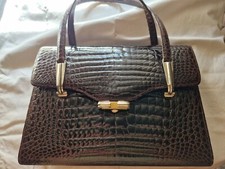 borsa di rettile da donna vintage