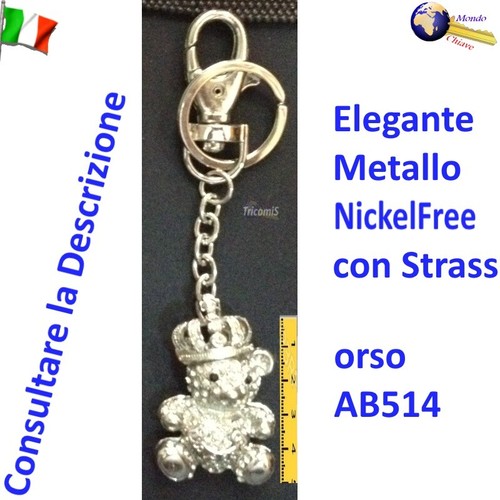 Portachiavi regalo orsetto - portachiavi,