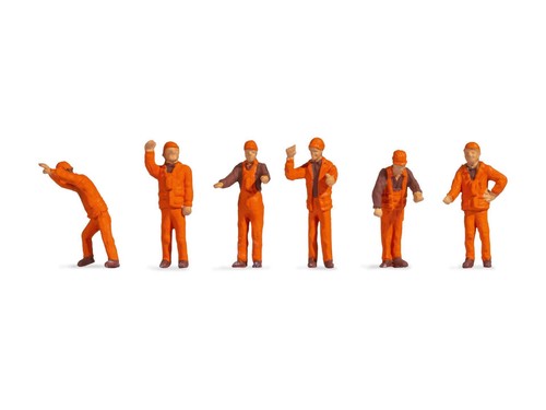 Railway shunters figure - railway, (6)