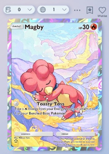Pokemon tcg pocket magby - pocket, ⭐