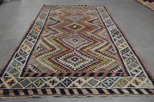 Antico vecchio kilim kazako - kilim,