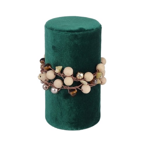 Bracciale boho uncinetto - uncinetto, perle