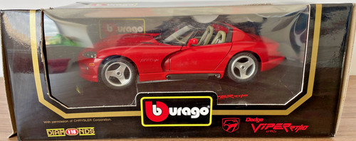 Bburago dodge viper 10 - dodge, rt/10