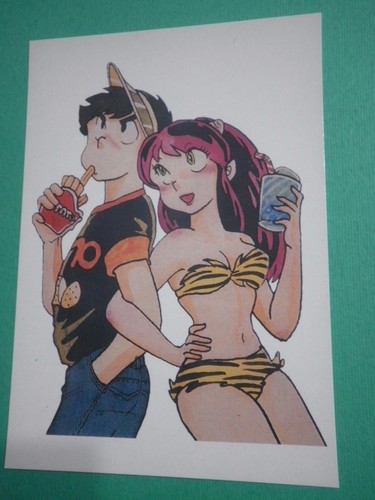 Cartolina fumetto manga lamu - fumetto, lamu'