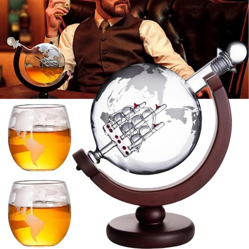 Premium globus whisky decanter - globus,