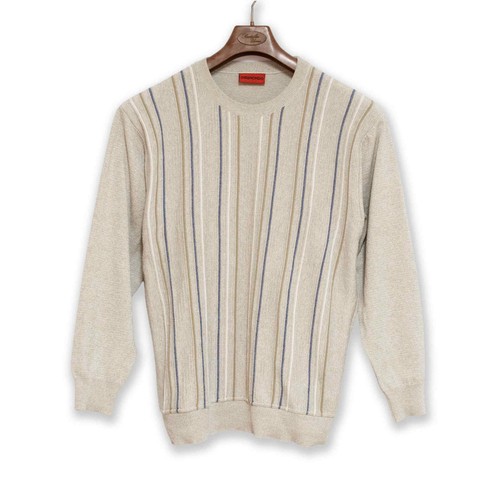 Maglione vintage beige righe - maglione,
