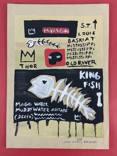Jean michel basquiat - jean-michel, disegno
