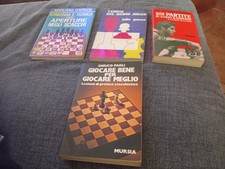 LOTTO 4 LIBRI DI SCACCHI