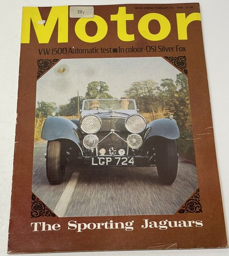 Vtg motor magazine 1968 - motor,